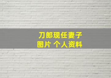 刀郎现任妻子图片 个人资料